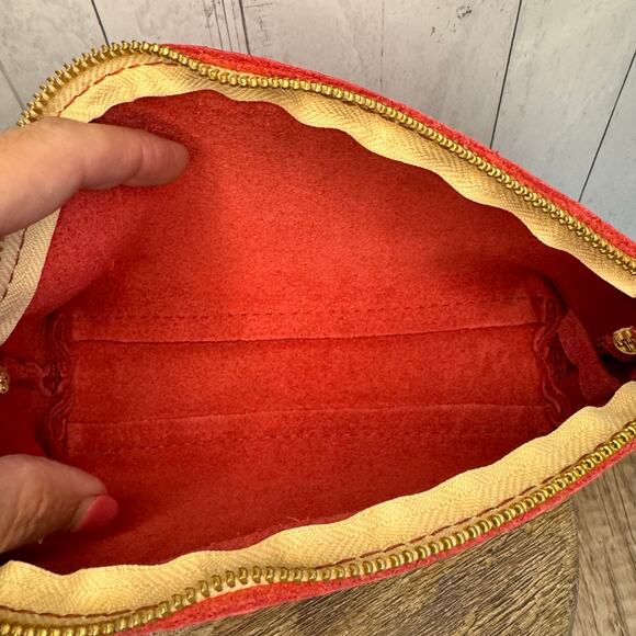 Portland Leather SUGAR Eclipse Makeup Bag FAST SHIP Leather Bag NEW - Picture 5 of 5